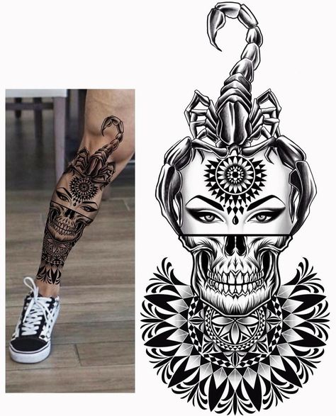 Full Tattoo Leg, Tato Leg Men, Tato Leg, Full Leg Tattoo Design, Legs Tattoo Men Ideas Design, Tattoo Knee, Tato Maori, Mandela Tattoo, Full Hand Tattoo