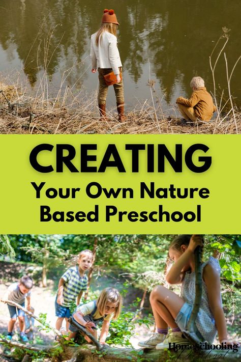 Creating Your Own Nature Based Preschool Nature Based Preschool, Outdoor Preschool, Interest Led Learning, Nature Preschool, Outdoor Learning Spaces, Protect Nature, Outdoor Classroom, About Nature, Outdoor Learning