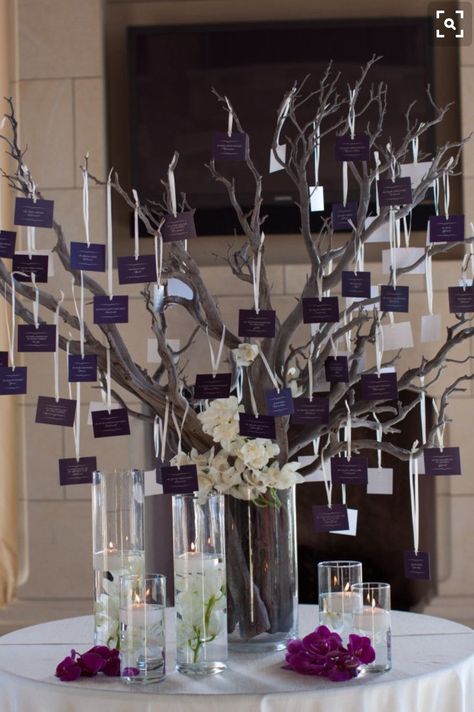 Place card Tree Wishing Tree Wedding, Reception Gifts, Deco Buffet, Wish Tree, Diy Wedding Inspiration, Deco Champetre, Wedding Reception Flowers, Wishing Tree, Wedding Reception Inspiration