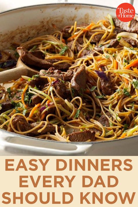 Easy Dinners Every Dad Should Know Cooked Shrimp Recipes, Man Cooking, Man Food, Quick Easy Dinner, Easy Cooking Recipes, Easy Dinners, Dinner Dishes, Quick Dinner, Easy Cooking