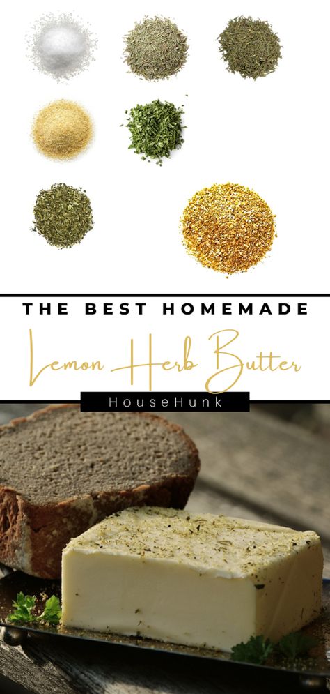 Infuse your meals with Homemade Lemon Herb Butter Seasoning—a zesty blend of herbs, lemon zest, and butter. Elevate your dishes to new heights with this versatile and flavorful seasoning. Perfect for grilled meats, roasted veggies, and savory spreads! Cajun Butter Recipe, Savory Spreads, Butter Compound, Lemon Herb Butter, Butter Seasoning, Carb Cycle, Butter Recipes Homemade, Flavored Butters, Herb Butter Recipe