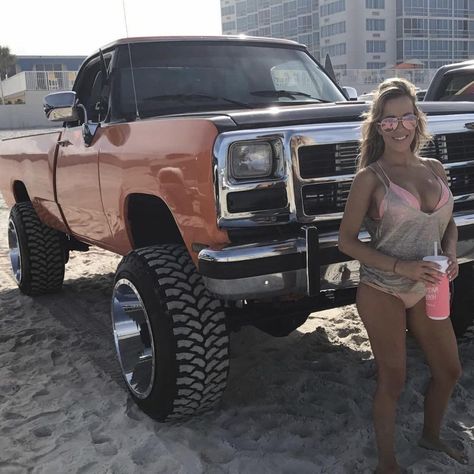 Mopar Girl, Old Dodge Trucks, Dodge Diesel, Dodge Pickup, Custom Pickup Trucks, Dodge Trucks Ram, Dodge Trucks, Jeep Girl, A Truck