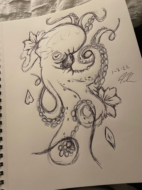 Co Namalovat, Ink Monster Drawing, Octopus Pen Drawing, Clay Paint, Beauty Art Drawings, What To Draw, Star Girl, Art Drawings Sketches, Art Journal Inspiration