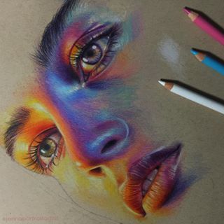 🌈⋆★ 𝕮𝖔𝖑𝖔𝖚𝖗 𝕼𝖚𝖊𝖊𝖓 ★⋆🌈 (@jennaportraitartist) • Instagram photos and videos Disney Colored Pencil Art, Prismacolor Drawing, Desen Realist, Prismacolor Art, Sketches Pencil, Colored Pencil Artwork, Wallpaper Tumblr, Amazing Drawings, Artistic Inspiration