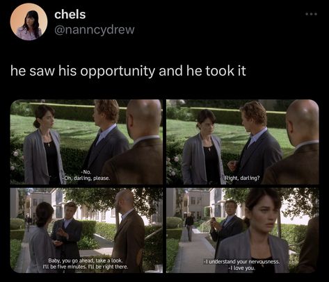 patrick jane teresa lisbon jisbon the mentalist funny tweet Teresa And Patrick, The Mentalist Funny, The Mentalist Jane And Lisbon, Jisbon Mentalist, Jane And Lisbon, Teresa Lisbon, Supernatural Cartoon, Katerina Petrova, Lemongrass Tea