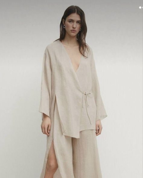 Summer Jacket, Kimono Jacket, Massimo Dutti, Linen Shirt, New Outfits, Jacket Dress, Dress Skirt, Fashion Dresses, Summer Outfits