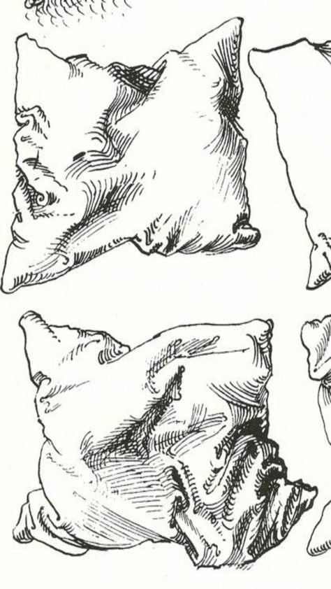 Pillow Drawing Sketch, Pillow Sketch, Hatch Art, Hatch Drawing, Texture Pillow, Ink Drawing Techniques, Texture Drawing, Diy Couch, Cross Hatching