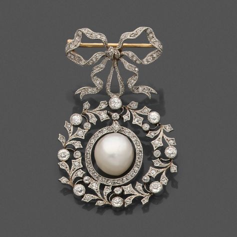 Bijoux Art Nouveau, Edwardian Jewelry, Pearl Bow, Diamond Bows, Bow Brooch, Antique Brooches, Bow Jewelry, Diamond Brooch, Pearl Brooch