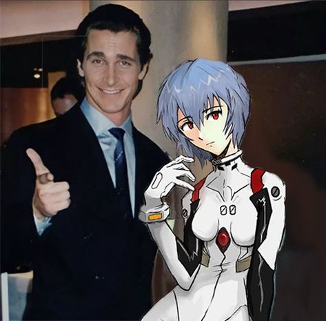 Celebrities With Anime Characters, Cool Pfps For Discord, Gangsta Anime, Y2k Profile Picture, Райан Гослинг, Evangelion Art, Neon Evangelion, Real Anime, Rei Ayanami