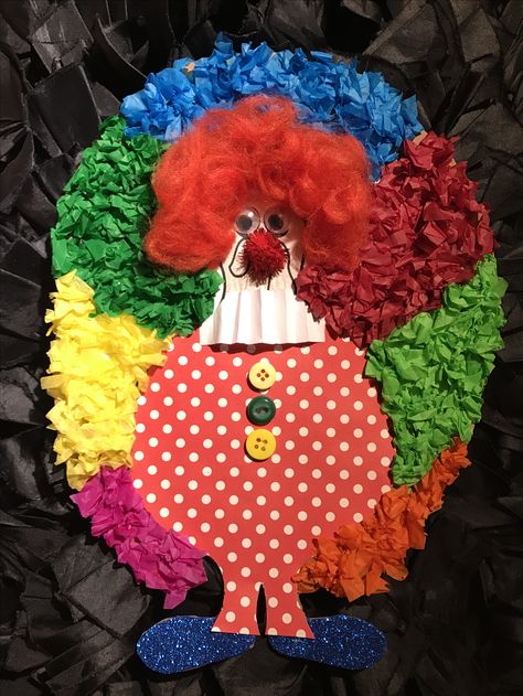 Our silly turkey! #turkeyindisguise #ideas #colorful #turkey #clown Turkey Clown Disguise, Rainbow Turkey Disguise, Turkey In Disguise Project Ideas, Disguise A Turkey Ideas Kids, Turkey Disguises, Preschool Homework, Turkey Trouble, Disguise A Turkey, Colorful Turkey