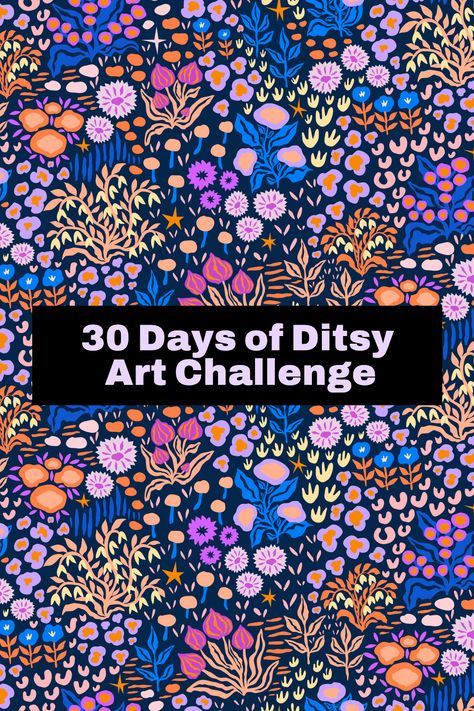 Discover the profound impact of a 30-day art challenge on your digital art practice. Immerse yourself in a daily routine, explore innovative techniques, and witness remarkable growth in your digital artwork. Unlock new levels of creativity, connect with fellow digital artists, and embark on an inspiring journey of artistic transformation. #DigitalArtChallenge #30DayArtChallenge #ArtisticTransformation Illustration Challenge 30 Day, Digital Art Practice, Pinterest Idea Pins, Ditsy Pattern, 30 Day Art Challenge, Surface Pattern Design Inspiration, Visual Journals, A Daily Routine, Surface Patterns