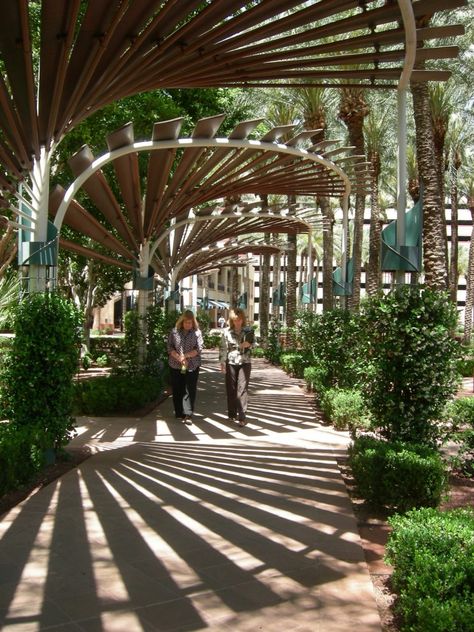 Covered Walkway, Landscape Structure, Urban Landscape Design, Landscape Architecture Design, Shade Structure, Parking Design, Pergola Shade, Urban Landscape, Vertical Garden