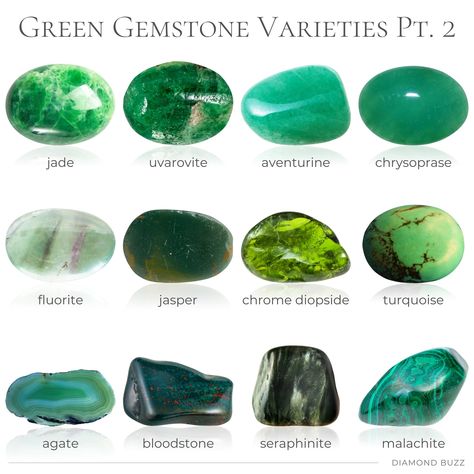 EXPLORING THE GREEN GEMSTONE VARIETIES Which out of this list is your favourite? #greengemstone #greengems #greenday List Of Gemstones, Precious Stones Chart, Archangel Zadkiel, Green Tile Bathroom, Gemstones Chart, Crystals Gems, Gemstone List, Kitchen Witchery, Green Stones