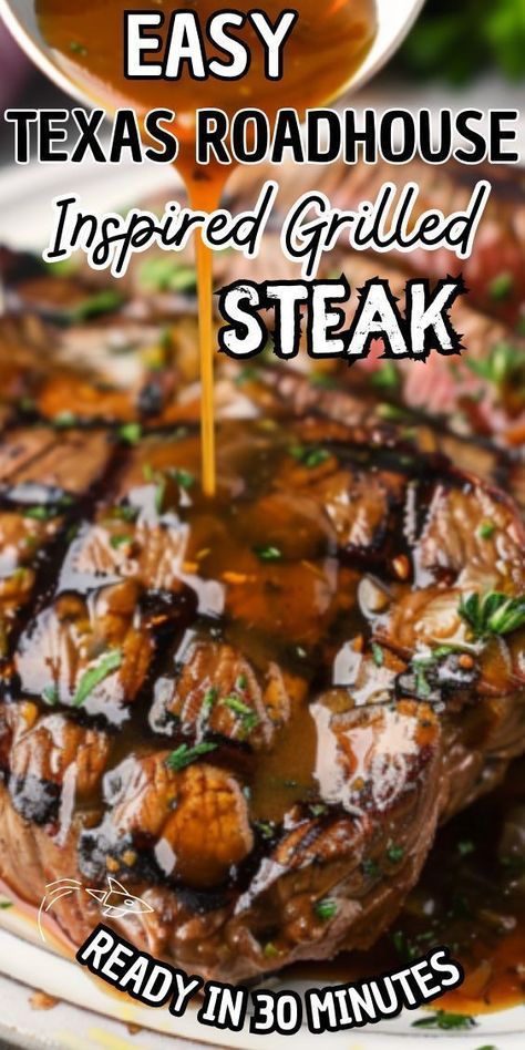 Outback Steak Seasoning, Texas Cuisine, Texas Roadhouse Steak Seasoning, Texas Roadhouse Steak, Easy Steak Recipes, Grilled Steak Recipes, Easy Steak, Texas Roadhouse, Chocolate Cookie Recipes