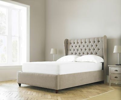 Back Bed Frame, Wing Back Bed, Basic Bed Frame, Bed Frame Single, Luxury Bed Frames, Bed Frame Upholstered, Chesterfield Bed, Winged Bed, Winged Headboard