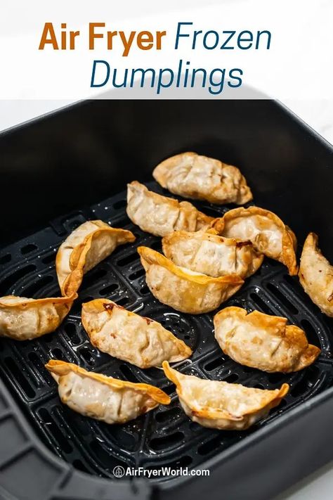 Frozen Potstickers, Potatoes Easy, Air Fryer Steak, Frozen Dumplings, Steak Tips, Cooks Air Fryer, Wonton Recipes, Air Fried Food, Air Fryer Oven Recipes