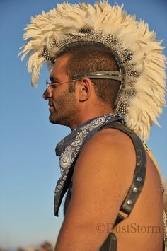 Men's Burning Man Fashion on Pinterest | Burning Man, Post ... Burning Man Hair, Burner Fashion, Feather Mohawk, Africa Burn, Afrika Burn, Burning Man 2015, Burning Man Costume, Burning Man Fashion, Mohawks