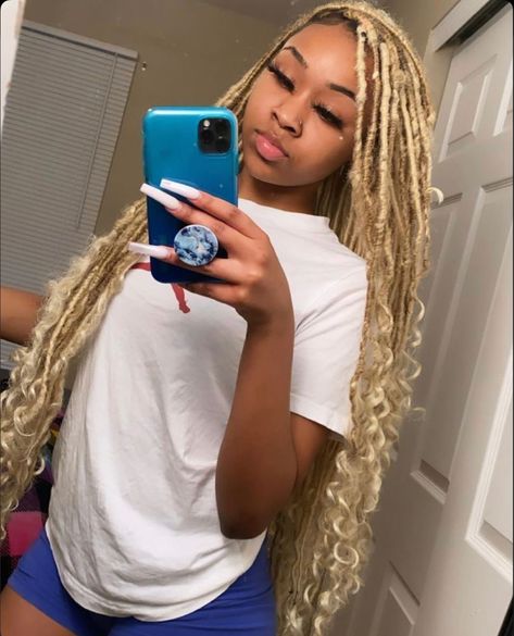 Soft Locs, Locs, Blonde Hair, A Woman, Blonde, Skin, Hair, White