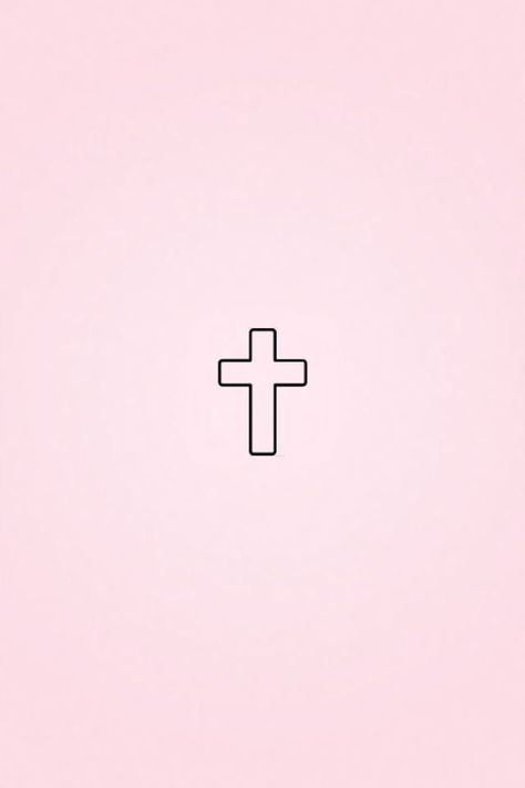 Faith Cover Photos, Pink Cross Aesthetic, Simple Cross Wallpaper, Bible Pfp, Widgetsmith Ideas Pink, Cute Cross Wallpapers, Cross Profile Picture, Aesthetic Cross Wallpaper, Pink Cross Wallpapers