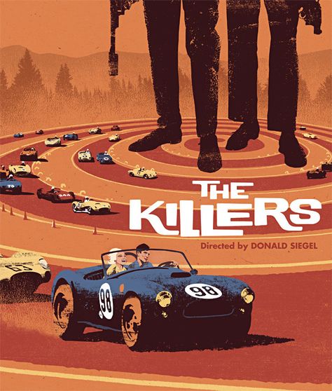 The Killers (Blu ray cover) Lee Marvin, Blu Ray Collection, Dirty Harry, Dorm Posters, The Killers, Blu Ray Movies, Alternative Movie Posters, First Tv, Ronald Reagan