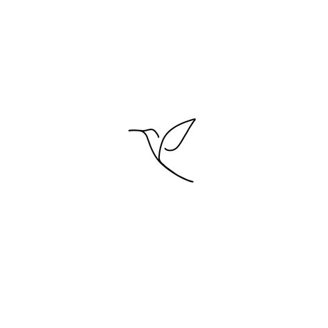 Micro Feather Tattoo, Minimal Sparrow Tattoo, Tiny Hummingbird Tattoo Simple, Tiny Hummingbird Tattoos, Minimalist Bird Tattoos For Women, Fine Line Symbol Tattoo, Bird Tattoo Linework, Single Line Bird Tattoo, Nightingale Tattoo Minimalist