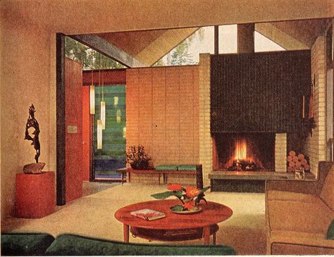 Living Room 1967 | Flickr - Photo Sharing! 60s Interior, Lounge Room Design, 70s House, 70s Interior, Retro Interior Design, Mid Century Living, Mid Century Living Room, Mid Century Modern Living, Casa Vintage