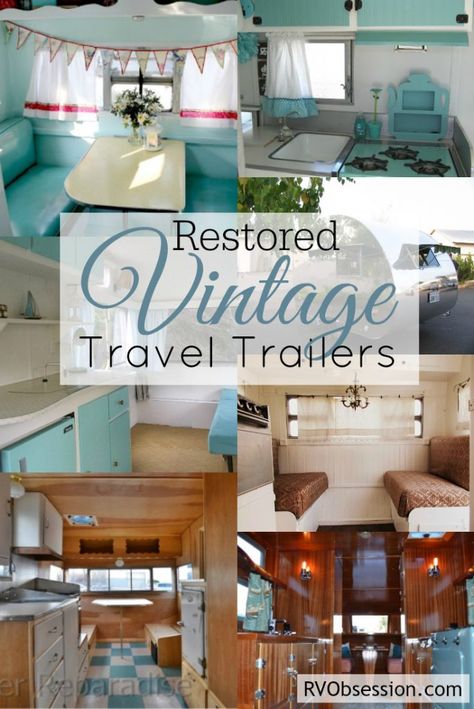 Retro Travel Trailers, Vintage Trailer Remodel, Travel Trailer Interior, Vintage Trailers Restoration, Vintage Trailer Interior, Vintage Camper Interior, Posters Decor, Chuck Box, Vintage Camper Remodel