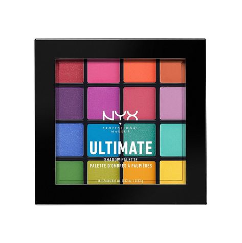 NYX Professional Makeup Ultimate Shadow Palette, Brights How To Use Eyeshadow, Shadow Shadow, Best Eyeshadow Palette, Trendy Eyeshadow, Best Eyeshadow, Smoky Eyes, Nyx Makeup, Eyeshadow Primer, Drugstore Makeup