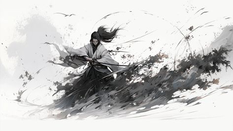 Manga Wallpaper Pc, White Samurai, Cool Desktop Wallpapers, Japanese Art Samurai, Whatsapp Wallpapers Hd, Samurai Wallpaper, Samurai Artwork, Desktop Wallpaper Art, Cool Anime Backgrounds