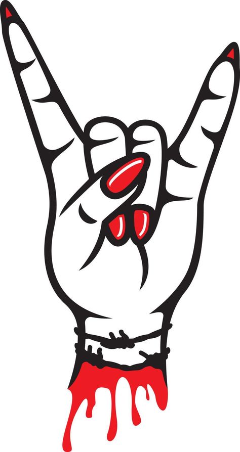 mujer malvada. signo de mano de rock and roll Rock And Roll Hand Sign, Rock Hand Sign, Devil Woman, Rock Sign, Rock Hand, Rock Girl, Hand Sign, Hand Roll, Rock Roll