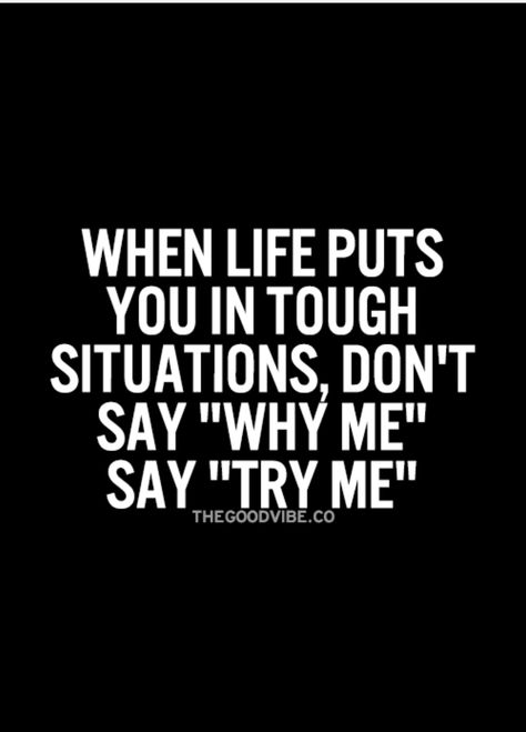 Try me... How To Believe, Inspirerende Ord, Motiverende Quotes, Life Quotes Love, Inspirational Quotes Pictures, Isagenix, Visual Statements, A Quote, Great Quotes