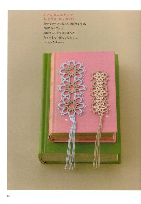 Tatting Bookmark, Crochet Japanese, Lace Bookmark, Cross Bookmark, Book Crochet, Cool Bookmarks, Shuttle Tatting, Bookmark Pattern, Shuttle Tatting Patterns