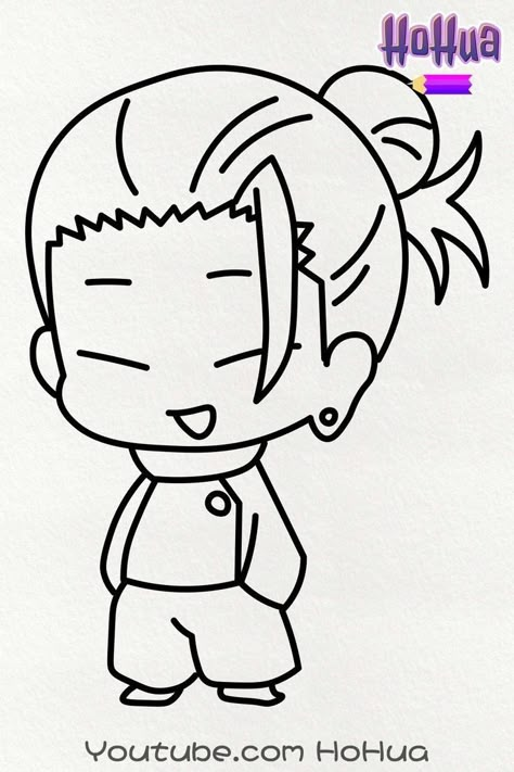 Easy Chibi Drawings, Chibi Coloring Pages, Naruto Sketch Drawing, Anime Lineart, Anime Drawing Books, Anime Canvas Art, Easy Doodles Drawings, Cute Doodles Drawings, Easy Drawings Sketches