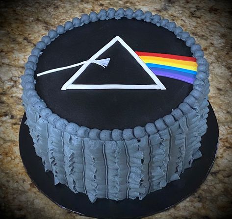 Pink Floyd Cake, Cake Creations, Pink Floyd, Birthday Cake, Cake, Birthday, Pink