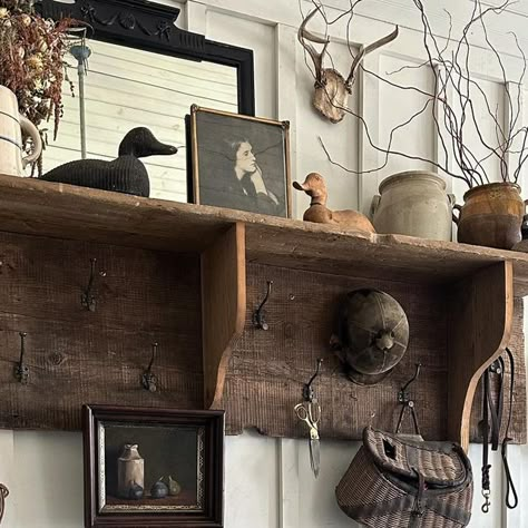 Tina on Instagram: "Two posts in a row! Yikes! I’m just a little excited so had to share 👏🏼 The furniture I’ve had under this giant coat rack has changed a few times but I felt I liked it best with a bench. Seemed fitting for the spot. Then I saw this Windsor bench on marketplace and knew it had to be. Turns out it was 11 inches longer than the listing said 😟 but it still fit! 🙌🏼 so I quickly changed some stuff around… took the snow shoes down and moved the gloves (please no more snow🤞🏼)