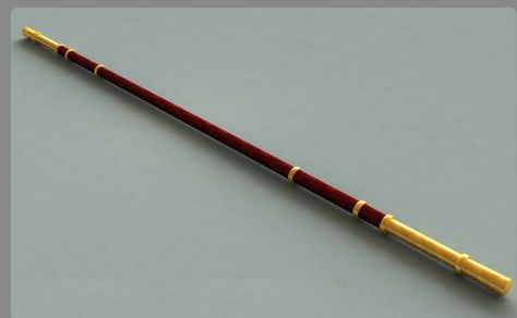 Ruyi Jingu Bang Ruyi Jingu Bang, Bow Staff, Apocalypse Survival Gear, Rod And Staff, Robin And Raven, Cute Moth, Tactical Swords, Bo Staff, Wooden Wand