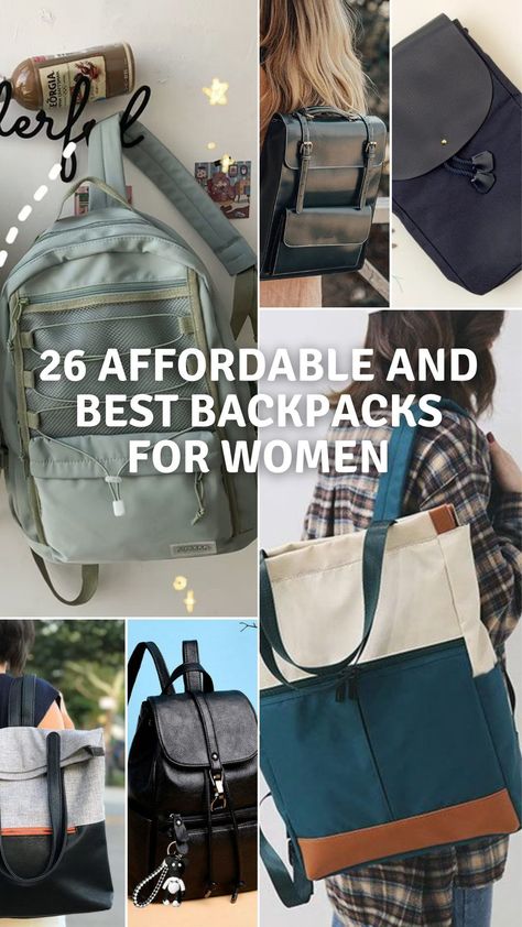 We will start with the best backpacks for women travel edition. For traveling, a backpack is definitely a comfortable choice to bring your necessities. Thus, we curated 7 different backpacks you can consider if you are looking for one. #backpacksforwomen #backpacksforwomenwork #backpacksforwomencollege #backpacksforwomenoutfit #backpacksforwomentravel Women’s Backpacks, Small Backpacks For Women, Women’s Backpack, Stylish Backpacks For Women, Travel Backpacks For Women, Waterproof Backpack Women, Weekend Backpack, Best Backpacks, Edc Backpack