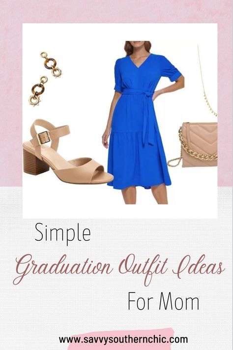 Graduation ceremonies will soon commence. It’s a celebratory event for sure, especially if you are the mother of the graduate. There will be photos and people to greet, and every mom wants to look her best. Stressing over what to wear to graduation shouldn’t cloud the occasion. Check out these simple and stylish graduation outfits for mom and tips on what all guests should wear to graduation. Graduation Party Outfit Ideas For Mom, What To Wear To A Graduation As A Mom, Outfit Ideas For Graduation Guest, Outfits For Attending Graduation, Mom Outfits For Graduation High Schools, Dresses For Graduation Guest, High School Graduation Dress For Mom, What To Wear To A High School Graduation, Sons Graduation Outfit For Mom