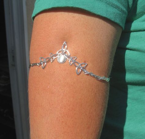 Arm Cuff Bracelet Sterling Silver Moonstone Celtic Arm by Camias Arm Cuff Jewelry, Upper Arm Cuff Bracelet, Silver Arm Cuff, Wedding Circlet, Upper Arm Bracelet, Celtic Fashion, Upper Arm Cuff, Arm Cuff Bracelet, Upper Arm Cuffs