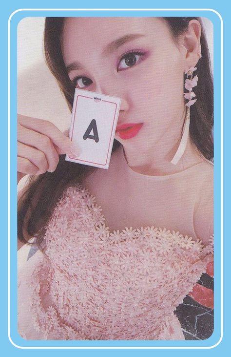 Nayeon What Is Love Photocard, Nayeon Photocard, Twice Photocard, Pink Wishlist, Twice What Is Love, Twice Album, Twice Korean, Photo Scan, Momo Twice