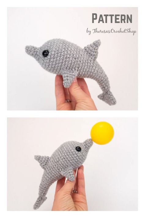 Daphne the Dolphin Amigurumi Crochet Pattern Crochet Dolphin, Crochet Fish Patterns, Fish Ideas, Crochet Fish, Cozy Crochet Patterns, Crochet Keychain Pattern, Fish Tattoo, Plushie Patterns, Botanical Tattoo