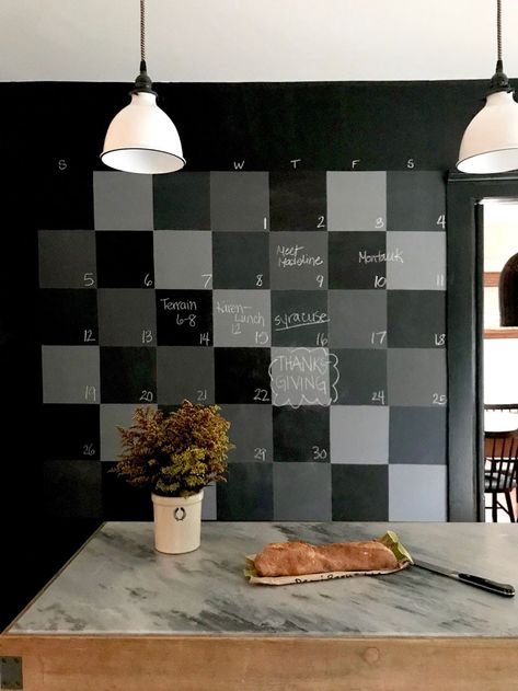 Diy Checkerboard, Chalkboard Wall Calendars, Modern Chalkboard, Chalkboard Wall Bedroom, Entertaining Garden, Chalkboard Door, Diy Chalkboard, Chalkboard Wall, Friday Favorites