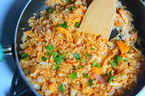 Buffalo Chicken Fried Rice Corn Casserole From Scratch, Substitute For Rice, Buffalo Chicken Fries, Corn Muffin, Cooking Wild Rice, Jiffy Corn Muffin Mix, Spiced Cauliflower, Savory Recipe, Southern Comfort Food