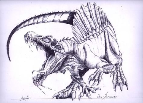 Dinosaur Tattoo Spinosaurus, Indominus Rex Drawing, Spinosaurus Tattoo, Dinosaur Pencil, Dino Drawing, Dinosaur Sketch, Dinosaur Tattoos, Cats Art Drawing, Skeleton Drawings