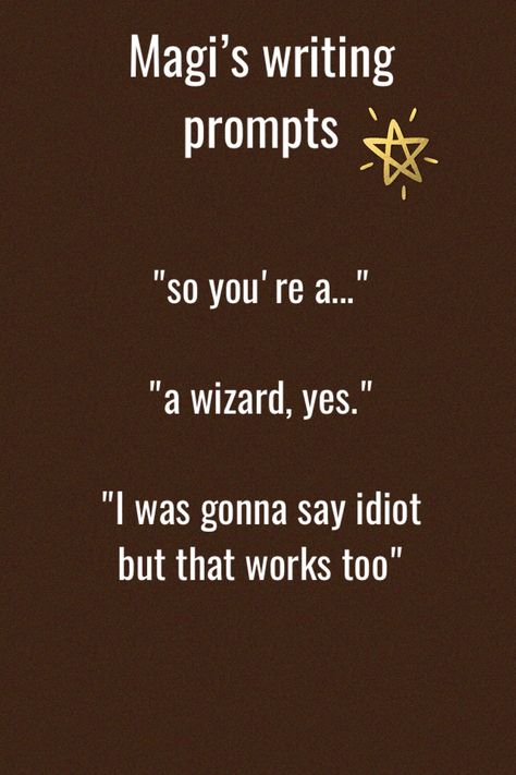 Funny Prompts Story Ideas, Play Writing Prompts, Funny Character Prompts, Funny Writing Prompts Humor, Comedy Prompts, Funny Story Prompts, Funny Prompts Dialogue, Magic Writing Prompts, Dialogues Prompts