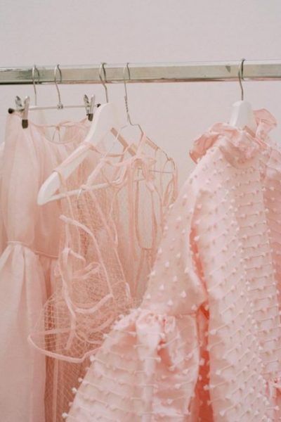 Cecilie Bahnsen, Danish Fashion, Pink Quilts, Pastel Pink Aesthetic, No Rain, Pink Dresses, Traditional Weaving, Fashion Inspiration Design, Delicate Details