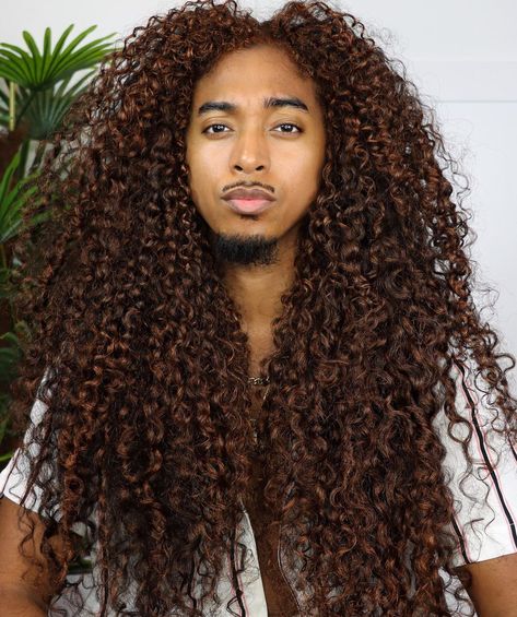 Switched It For Y’all! 🦁 What Y’all Think Of The New Hair?!? Full Video On My YT! Still was terrified doing this 😂 #gioswave Long Haircuts For Men, 4a Natural Hair, Long Sleek Hair, Man Bun Hairstyles, Guy Haircuts Long, Men Haircut Curly Hair, Long Haircuts, Really Long Hair, Love Your Hair