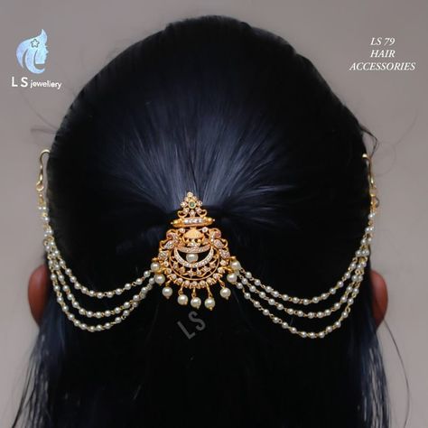 Simple Bridal Hairstyle, Fashion Jewelry Necklaces Gold, Simple Casual Outfits, Gold Earrings Models, Modern Gold Jewelry, Mehndi Design Photos, Fashion Terms, Gold Hair Accessories, Simple Blouse Designs