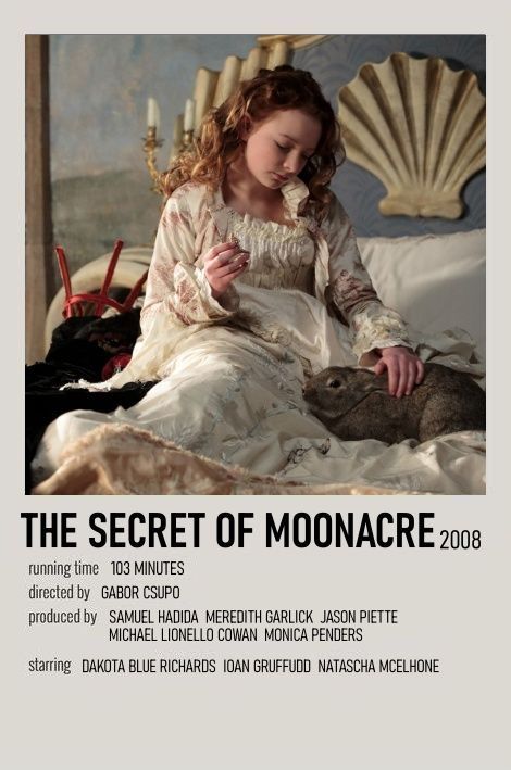 The Secret Of Moonacre Poster, The Secret Of The Moonacre, Ethereal Movies, Fairytale Movies, Secret Of Moonacre, The Secret Of Moonacre, Movie Recs, Polaroid Movie Poster, Film Recommendations