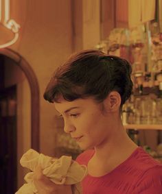 Amelie Haircut, Audrey Tautou, Septième Art, Amelie, Movie Scenes, Movies Showing, Cinematography, New Hair, Balayage